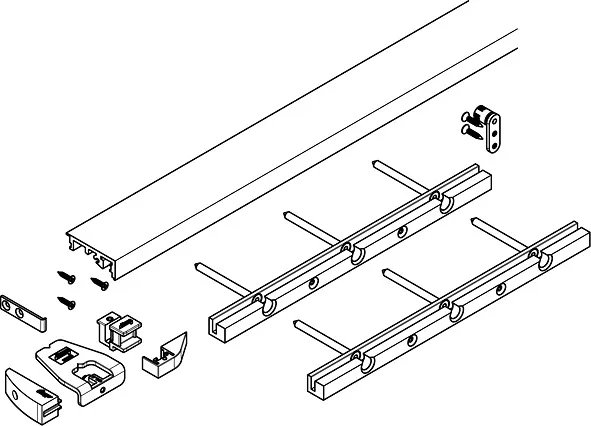 Hawa Concepta Folding - Bodenprofil 1300mm