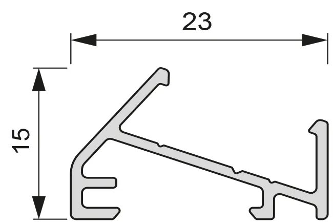 LED Leuchtprofil Porto 3 (Artikelnummer 2000309)