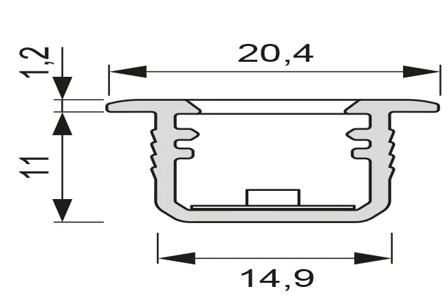 LED Leuchtprofil Manila  (Artikelnummer 2000323)