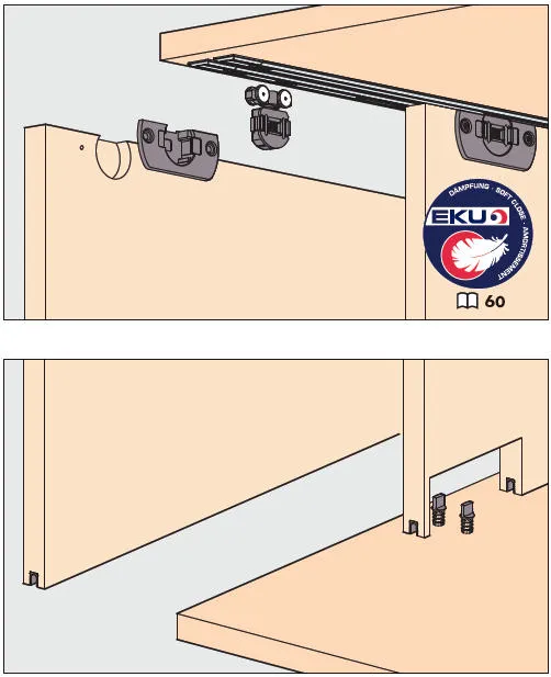 EKU Clipo 16H für Türgewicht 16kg