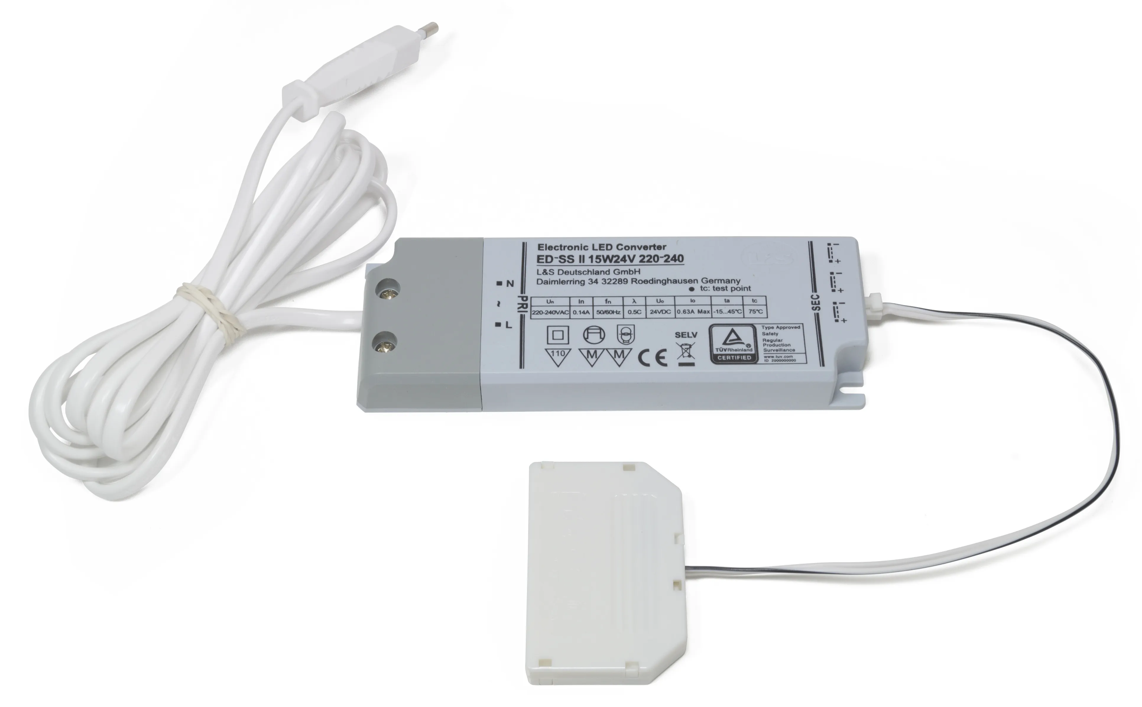 LED Konverter 230 V/ 24V, 15W