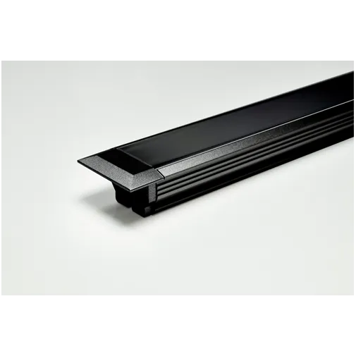 LED Leuchtenprofil Manila 4 Schwarz (Länge: 2500 mm)