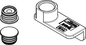 Hawa Concepta Folding - Zentrierteile magnetisch