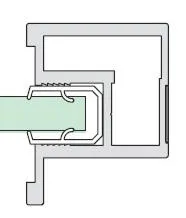 Gleitschiebetüren Alpha Profil ST 2100 - Maßfertigung