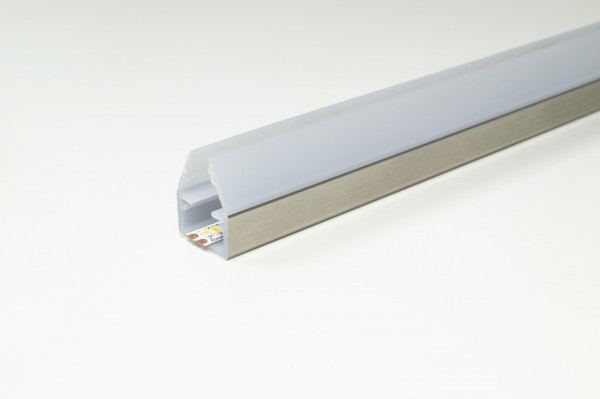 LED Anbau-Glaskantenprofil Fly Länge: 2500mm (Artikelnummer 2000362)